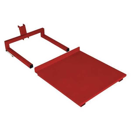 BentFork, 28-1/2in, 24in, Red, Steel, 350lb MPN:5360251