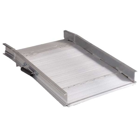 Curb Ramp, Gray, Aluminum, 3, 000 lb MPN:RDCR