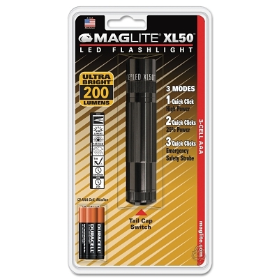 Xl 50 3-Cell Aaa Led Blister Pack Black MPN:XL50-S3016