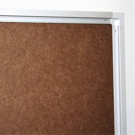 Grid Board, Steel, 24 in, 36 in, Aluminum Frame, Blue/White, Gloss MPN:DGB-2436