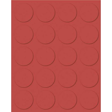 Magnetic Round Indicators, Red, PK20 MPN:FI-123