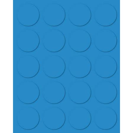 Magnetic Round Indicators, Blue, PK20 MPN:FI-125