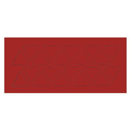 Magnetic Triangles, 3/4 In. W, Red, PK20 MPN:FI-323