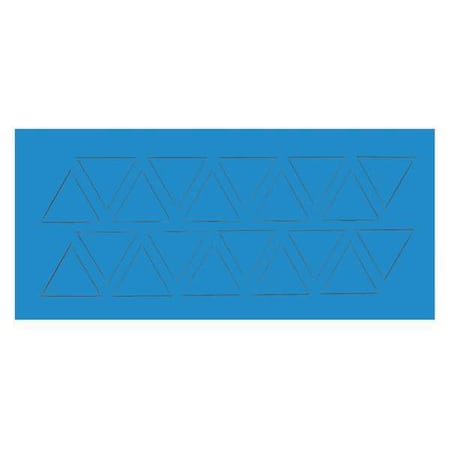 Magnetic Triangles, 3/4 In. W, Blue, PK20 MPN:FI-325