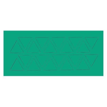 Magnetic Triangles, 3/4 In. W, Green, PK20 MPN:FI-326