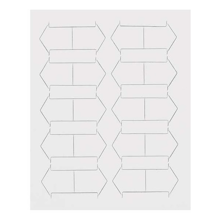 Magnetic Arrows, 3/4 In. W, White, PK20 MPN:FI-421