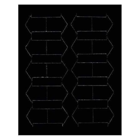 Magnetic Arrows, 3/4 In. W, Black, PK20 MPN:FI-427