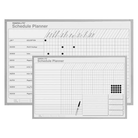 2 ft.x3 ft. Schedule Planner Board Kit MPN:ML-234