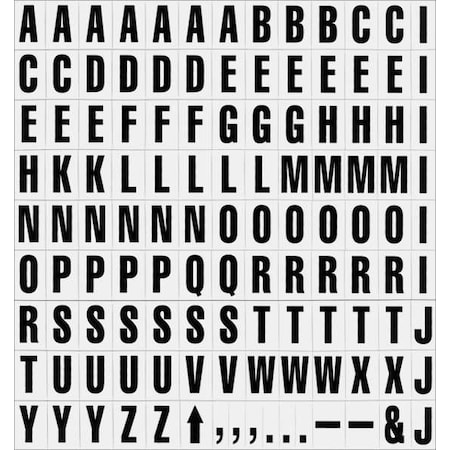 Magnetic Heading Letters, PK120 MPN:PFA-21
