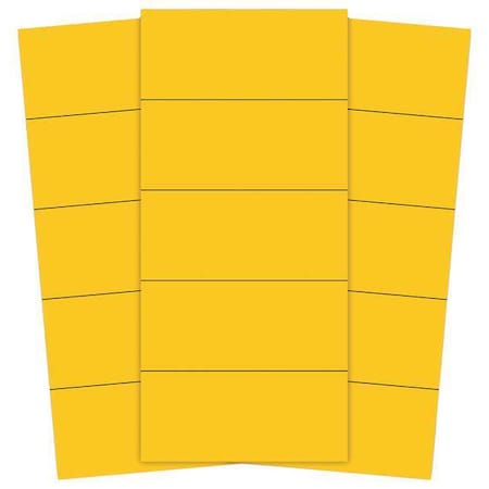 Magnetic Strips, Pre-Cut, 2in, Yellow, PK25 MPN:PMR-722