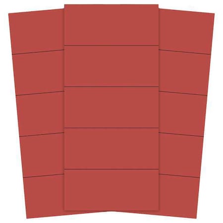 Magnetic Strips, Pre-Cut, 2 in., Red, PK25 MPN:PMR-723