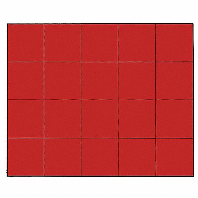 Magnetic Squares 3/4 in W Red PK20 MPN:FI-223