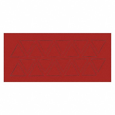 Magnetic Triangles 3/4 in W Red PK20 MPN:FI-323