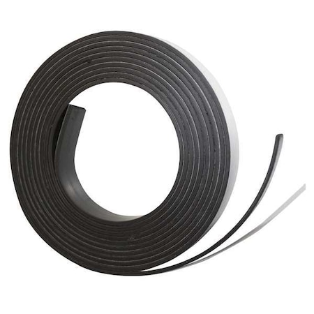 Adhesive Magnetic Strip, 7ft L x 1/2in W MPN:P-220-7