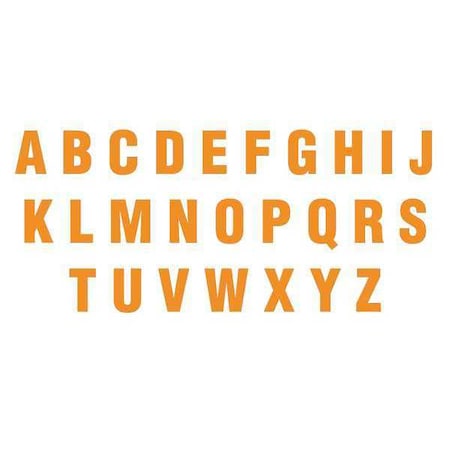 Die Cut Letter Magnet, 1-1/2, PK108 MPN:DCA-159