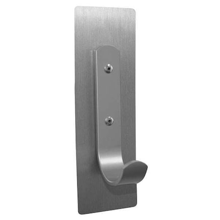 Magnetic Coat Hook, 2 in. W, Satin Steel MPN:HBH-5
