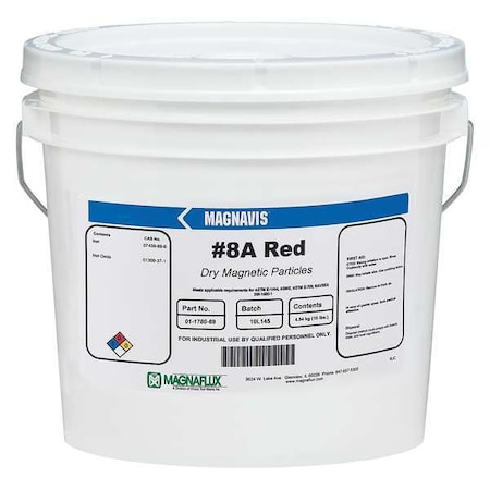 #8A Red 10 Lb Non-Fluoresent Particles MPN:01-1780-69
