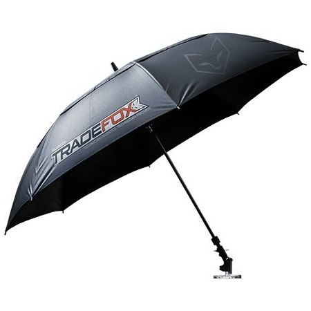 60 in UV Treated/Waterproof Umbrella, Adjustable Magnetic Base W/ Lanyard, Black Polyester Canopy MPN:MUKIT
