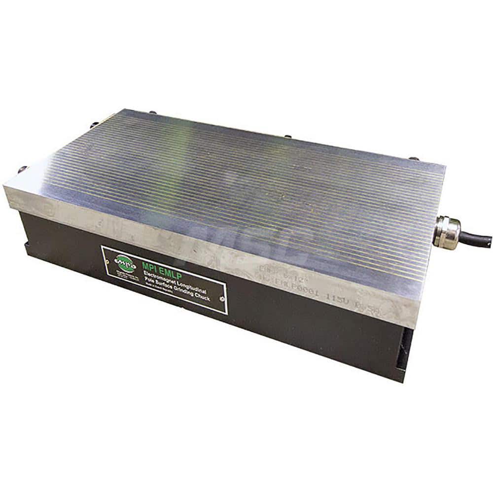 Electromagnetic Chucks, Shape: Rectangle , Pole Alignment: Longitudinal , Wattage: 89.000  MPN:EMLP-150450-SGC