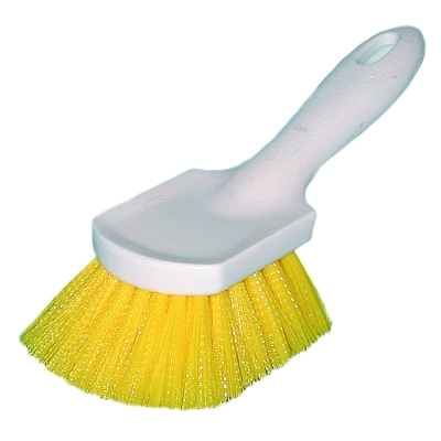 Short Handle Fender Brush White Plast MPN:68-WP