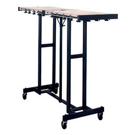 Hook Style Folding Coat Rack with 48 Triple Prong Hooks Capacity 144 Coats MR801K-CG
