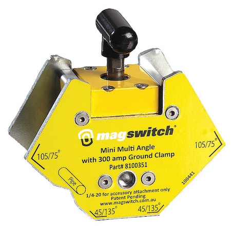 Welding Angle, 150 lb. Max. Pull, Steel MPN:8100351