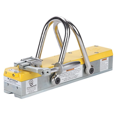 Lifting Magnet, 4016 lb. Max. Pull, Steel MPN:8100482