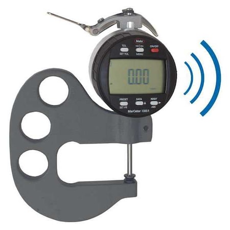 Digital Indicator, 1086ZR, 1in.Range, Bezel MPN:4337651