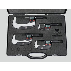 Mahr Micromar 40 Ewri Wireless Digital Micrometer Set with Four Micrometers 0