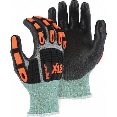 Cut Resistant Impact Coated Gloves, Cut Level A3, Polyurethane, XL 12 PK MPN:34-5337/X1