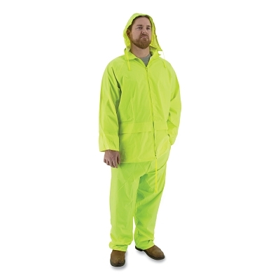 Jckt/Pnt Plystr/Pvc Suit Ylw M MPN:71-2040/M
