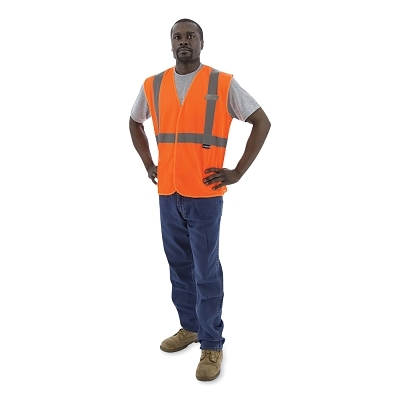 Mesh Vest Velcro Hv Orange Class 2 X2 MPN:75-3204/X2