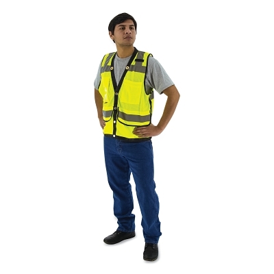 Heavy Duty Vest Hv Yellow Class 2 M MPN:75-3207/M