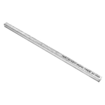 Bilateral Key Stock, 12 in L, 5/16 in W, 5/16 in H, Aluminum MPN:0403120312-12