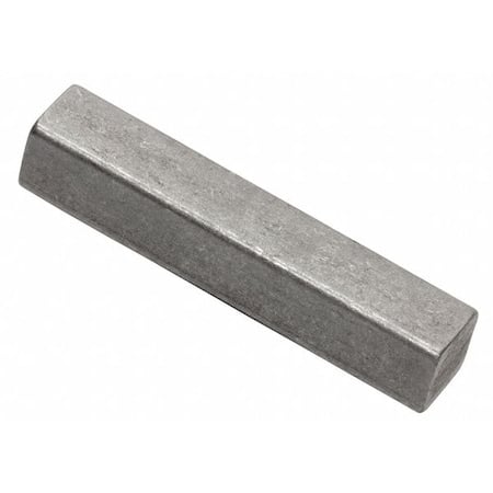 Oversized Key Stock, 12 in L, 3/8 in W, 3/8 in H, Steel MPN:3003750375-12