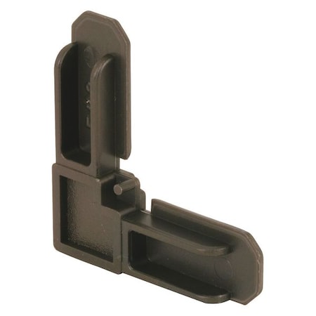 3/4 in. x 1/4 in. Screen Frame Corners, Plastic, Bronze, PK4 MPN:PL 7719