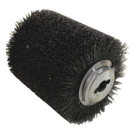 Nylon Brush Wheel, 100 Grit, Medium MPN:794379-6