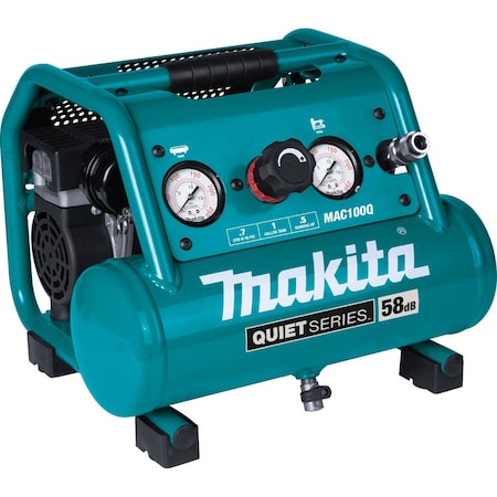 Quiet Series Electric Air Compressor, 1/2 HP, 1.0Gal, Oil-Free MPN:MAC100Q