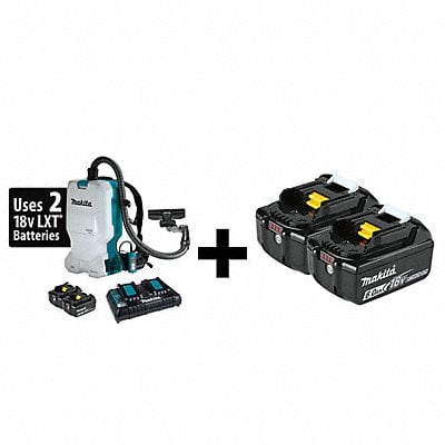 Backpack Vacuum Kit HEPA Disposable Bag MPN:XCV17PG/BL1860B-2