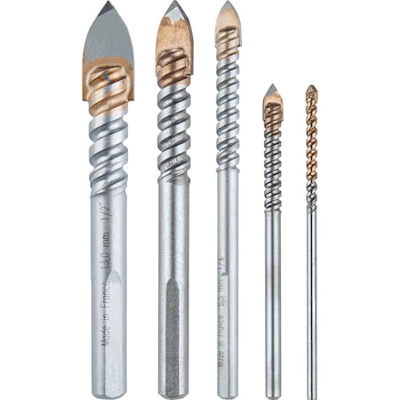5 Pc. Assorted Glass & Tile Bit Set MPN:B-68993