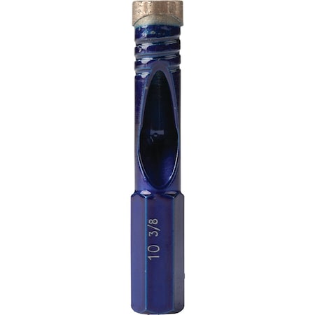 Diamond Drill Bit, Hex Shank 3/8 MPN:E-11710