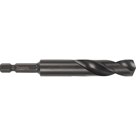 Drill Bit, Black Oxide, 1/2