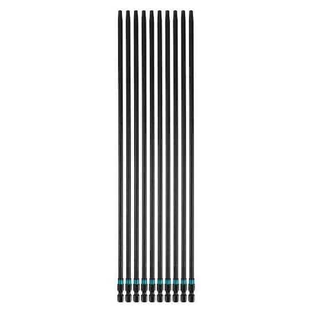 ImpactX No 2 Square Recess 12 in Power Bit, 10/pk, Bulk MPN:A-99269