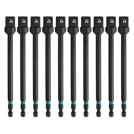 ImpactX 1/2 in x 6 in Socket Adapter, 10/pk MPN:A-99437