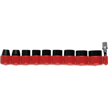3/8 in Drive Impact XPS Metric Impact Socket S, 10 pcs Standard Socket, Black Oxide MPN:E-01688