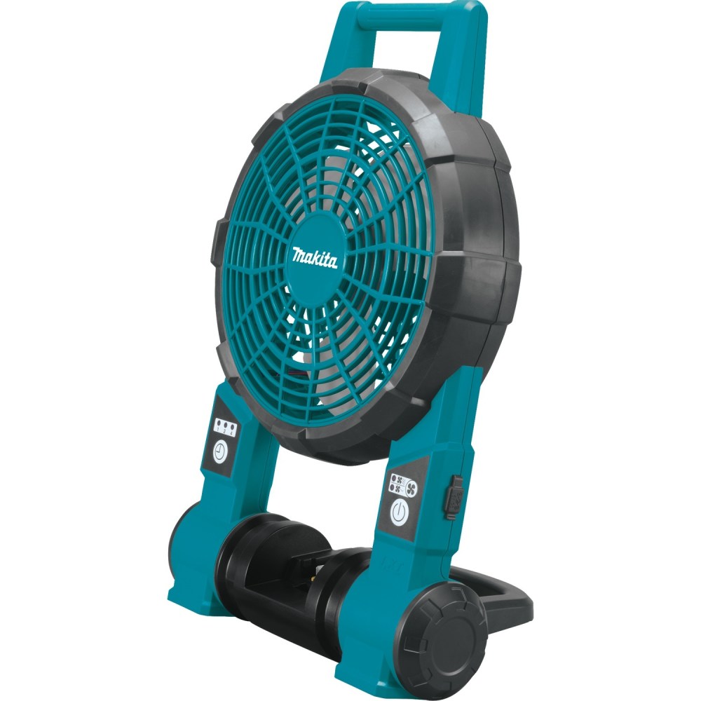 Makita USA LXT 9in 2-Speed 18V Lithium-Ion Cordless Fan, 20-5/8inH x 16inW x 4-11/16inD, Makita Blue MPN:DCF201Z