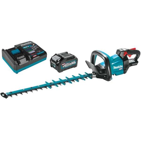 Cordless Battery-Powered Hedge Trimmer Kit, Double-Sided 24 in L Blade, 40V Cordless, 40 V MPN:GHU02M1