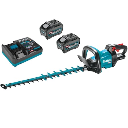 Cordless Battery-Powered Standard Hedge Trimmer, Double-Sided 24 in L Blade MPN:GHU02T