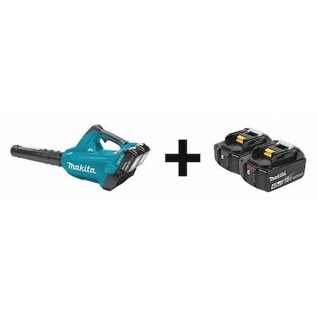 LXT® 36 V Battery Powered Leaf Blower Kit, 473 cfm, 120 mph, Battery Included, 60.2 dB(A) MPN:XBU02PT + BL1840B-2