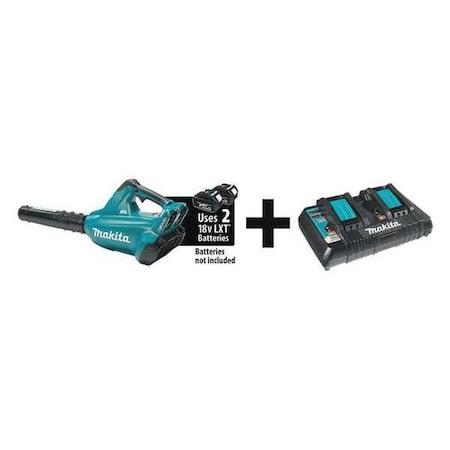 LXT® 36 V Battery Powered Leaf Blower Kit, 473 cfm, 120 mph, Bare Tool, 61 dB(A) MPN:XBU02Z & DC18RD